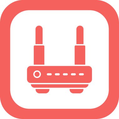 Wi-fi yönlendirici vektör illüstrasyonu