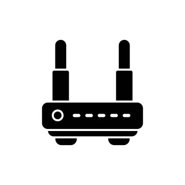 Wi-fi yönlendirici vektör illüstrasyonu