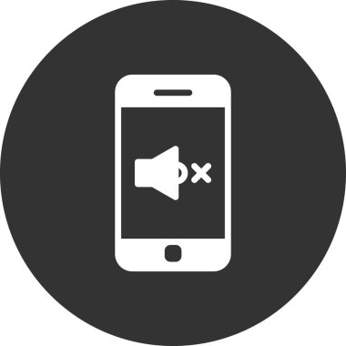 akıllı telefon simgesi, düz vektör illüstrasyon tasarımı