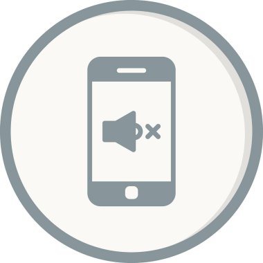 akıllı telefon simgesi, düz vektör illüstrasyon tasarımı