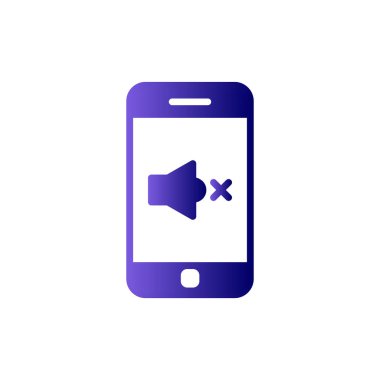 akıllı telefon simgesi, düz vektör illüstrasyon tasarımı