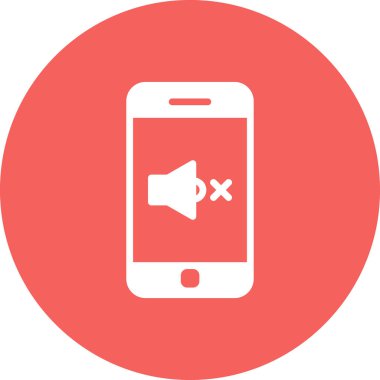 akıllı telefon simgesi, düz vektör illüstrasyon tasarımı