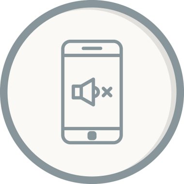 akıllı telefon simgesi, düz vektör illüstrasyon tasarımı