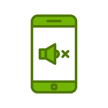 akıllı telefon simgesi, düz vektör illüstrasyon tasarımı