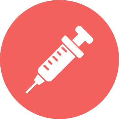 Şırınga. Web simgesi basit tasarım 