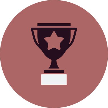 Kupa. Web simgesi basit tasarım