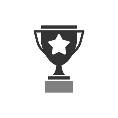 Kupa. Web simgesi basit tasarım