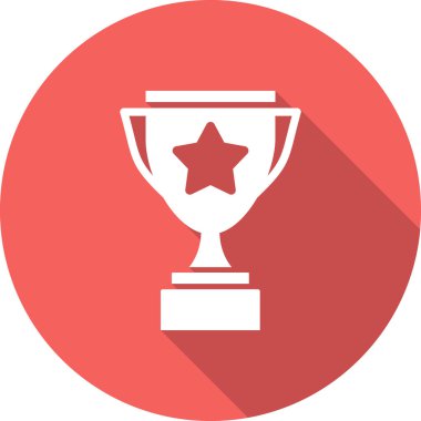 Kupa. Web simgesi basit tasarım