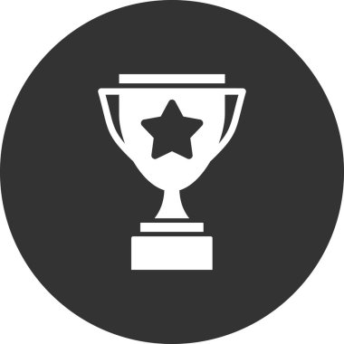 Kupa. Web simgesi basit tasarım