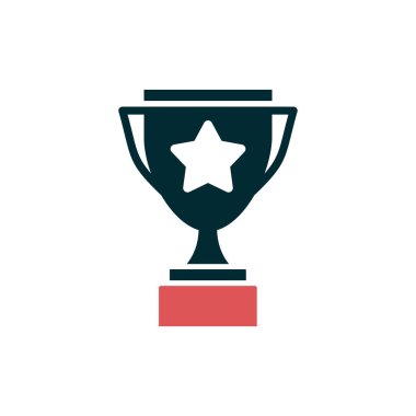 Kupa. Web simgesi basit tasarım