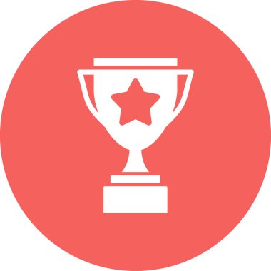 Kupa. Web simgesi basit tasarım