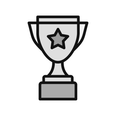 Kupa. Web simgesi basit tasarım