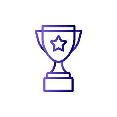 Kupa. Web simgesi basit tasarım