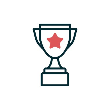 Kupa. Web simgesi basit tasarım