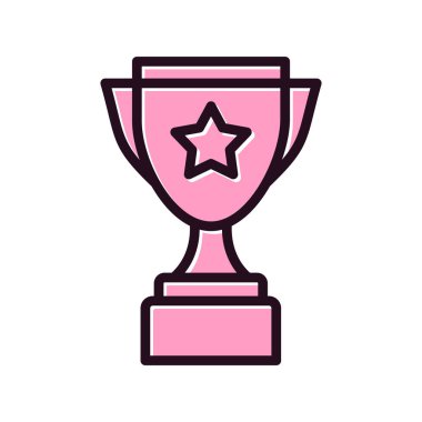 Kupa. Web simgesi basit tasarım