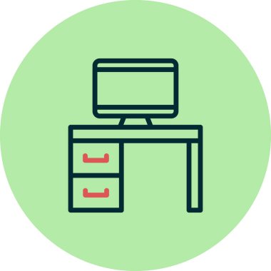 Çalışma Tablosu vektör illüstrasyonuName