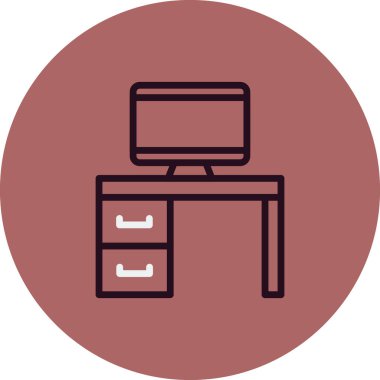 Çalışma Tablosu vektör illüstrasyonuName