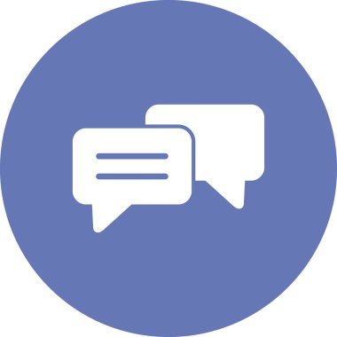 Konuş. Web simgesi basit illüstrasyon