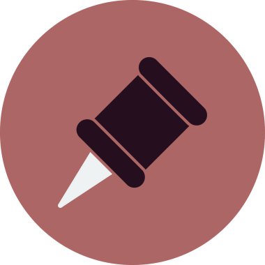 itme PIN simge vektör çizim