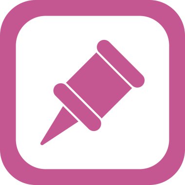 itme PIN simge vektör çizim