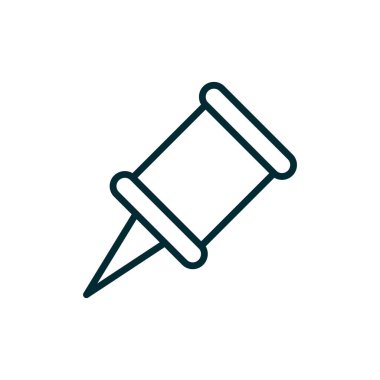 itme PIN simge vektör çizim