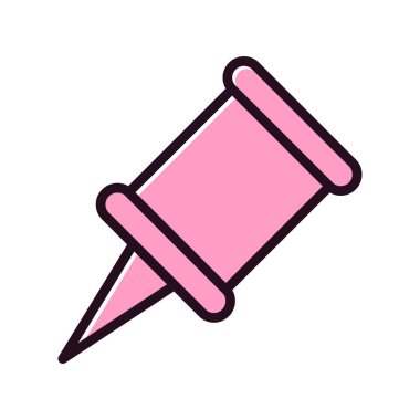 itme PIN simge vektör çizim