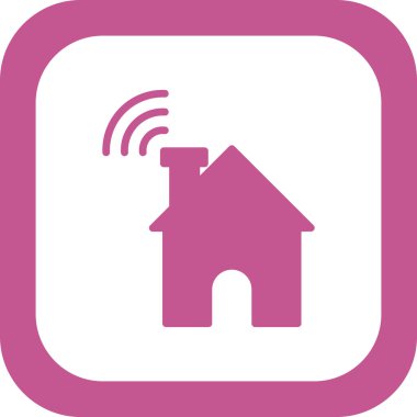 ev basit simgesi, vektör çizim