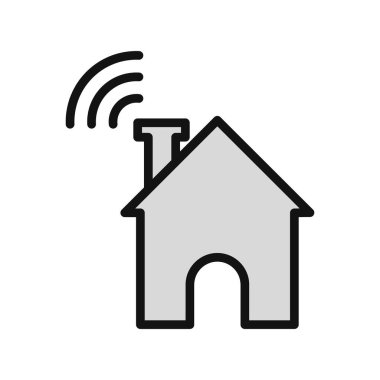 ev basit simgesi, vektör çizim