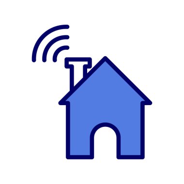 ev basit simgesi, vektör çizim