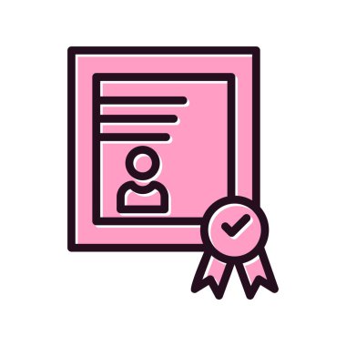 Sertifika vektör illüstrasyon tasarımı