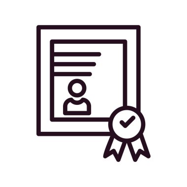 Sertifika vektör illüstrasyon tasarımı