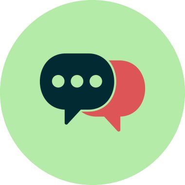 speech bubble. simple vector illustration