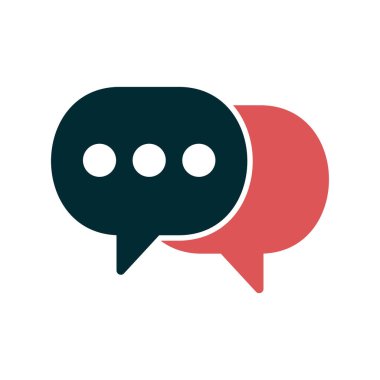 speech bubble. simple vector illustration