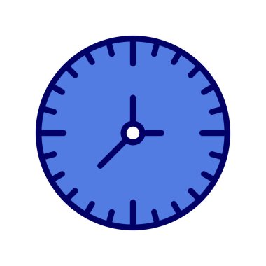 Saat. Web simgesi basit illüstrasyon