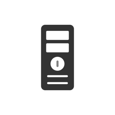 Bilgisayar simgesinin vektör illüstrasyonu