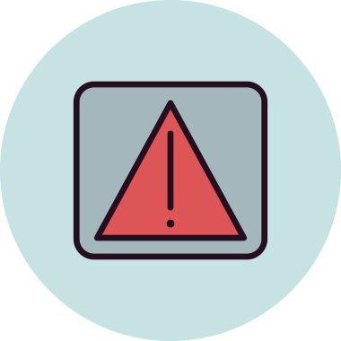 uyarı simgesi vektörü beyaz arkaplanda izole edildi, ünlem şeffaf işareti