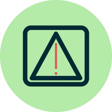 uyarı simgesi vektörü beyaz arkaplanda izole edildi, ünlem şeffaf işareti