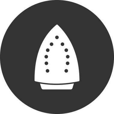 Yerli demir ikonu. Web için özet iç demir vektör simgesi