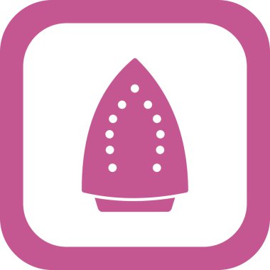 Yerli demir ikonu. Web için özet iç demir vektör simgesi