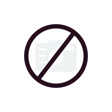 İşaretsiz bir vektör illüstrasyonu