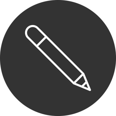 Kalem simgesi vektör illüstrasyon tasarımı 