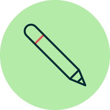 Kalem simgesi vektör illüstrasyon tasarımı 