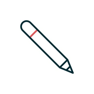 Kalem simgesi vektör illüstrasyon tasarımı 