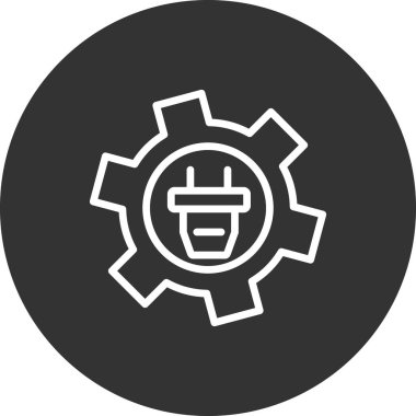 Seo simgesinin vektör illüstrasyonu