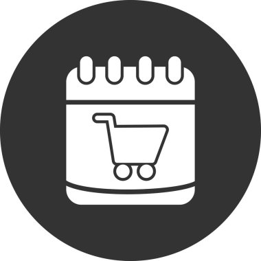 Alışveriş sepeti vektör simgesi