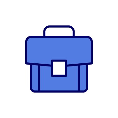 Çanta. Web simgesi basit illüstrasyon