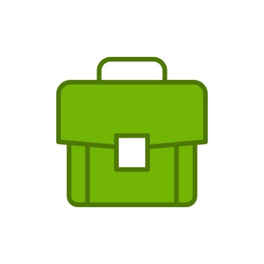 Çanta. Web simgesi basit illüstrasyon