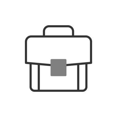 Çanta. Web simgesi basit illüstrasyon