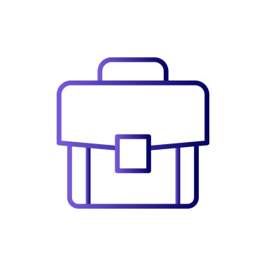 Çanta. Web simgesi basit illüstrasyon