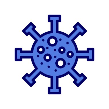 Virüs ikon vektör tasarımı. tıbbi sembol.